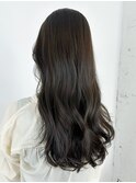 オリーブロング_グレーベージュレイヤーロング_ba471261