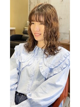 コンビネーション(combination) ミディアムパーマ なみなみパーマ ケアパーマ 酸性パーマ