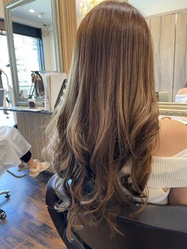 ヘアーサロン アモル(HAIR SALON Amor) ハイライトレイヤーカットエクステイルミナカラー縮毛矯正