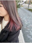 【pinue】インナーカラー×ベビーピンク@YUKI