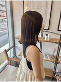 切りっぱなしボブ