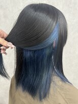 アン ブリーチ 大宮駅東口店(UN BLEACH)&nbsp;インナーカラーブルー