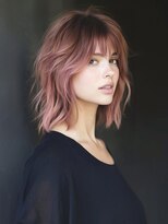 アルトリスト(Altruist Aging×HAIR&SPA)&nbsp;★ダークアッシュ大人ガーリーボブ着物ミディアムレイヤーカット