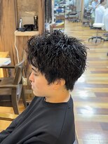 イエローコーン 金沢文庫店(YELLOW CORN) カット×スパイキーパーマ