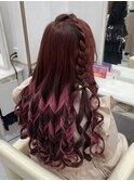 髪の毛リボンのあみたらし