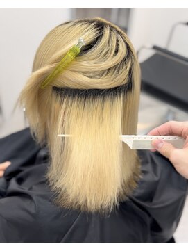 ミラ 銀座(MILA) ブリーチしていても出来る縮毛矯正