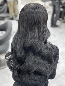 ルナス 福岡天神(LUNAS) 髪質改善カラーで艶のある巻きに！