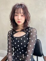 メーヴェ(Mowen) mowen 南堀江　レイヤーカット×ピンクブラウン