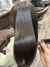 [春夏サラサラコース]髪質改善メテオストレート+高濃度酸素水ヘアケア+カット