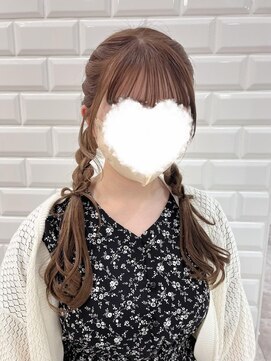 リルミー ミュエナ 大須 矢場町(Lilme myuena) ナチュラルに可愛く*あみおろしツイン*新井