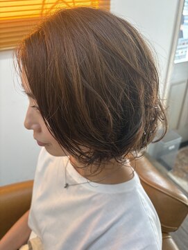 ヘアーアンドリラクゼーション ナスカ(Hair&Relaxation NazcA) ミディアムパーマ