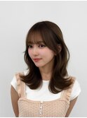 くびれミディ/顔まわりカット/くびれ巻き/レイヤーカット