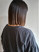 ブルー(BLUE)&nbsp;#BLUEボブ　デザインカラー（ツートン