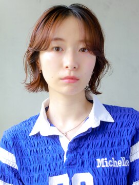 ガリカ 蔵前(Gallica) 扱いやすいレイヤーショート×ナチュラルブラウン