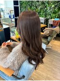 美髪アッシュブラウン