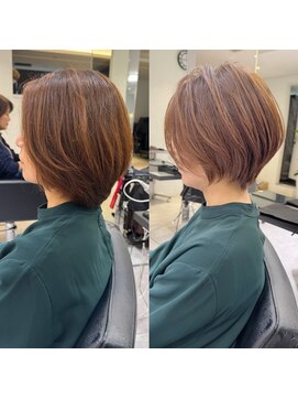 バンプ ギンザ(BUMP GINZA) 30代40代50代ショート白髪ぼかし銀座丸みくびれ井