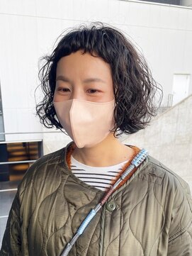 ナループロアボタン(Nalu pu loa BOTAN) ボブパーマ