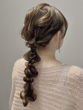 抜け感編みおろしスタイル♪