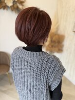 ルヴェール 北方店(LeVert)&nbsp;艶感ピンクショートhair