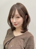 髪質改善ミディアムレイヤー