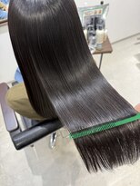 フゥ 銀座(fuu。。。)&nbsp;コラーゲン髪質改善Tr×ブリーチなし暗め透明感カラー