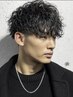 【名嶋限定】スペインカール＋メンズカット＋マイクロバブル ￥14300