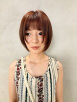 アングゥギャラリー(ungu GALLERY)&nbsp;ショートボブ/顔周りレイヤー/オレンジ