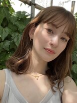 アビー 福岡天神(ABBEY)&nbsp;ミディアムヘアレイヤーカット前髪カット髪質改善トリートメント
