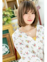 ENOAhair&spabyCOVERHAIR【ショート/白髪染め ぼかし/ヘッドスパ】【10/1開店(予定)】&nbsp;川口／大人可愛い丸みボブ×透明感アッシュベージュ