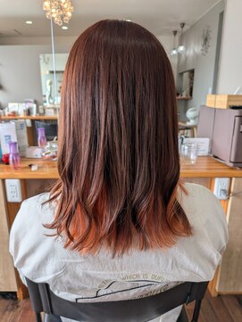 アグー(Aguu) インナーカラーオレンジ