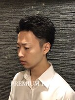 プレミアムバーバー 赤坂店(PREMIUM BARBER produce by HIRO GINZA) ツーブロックパーマ＜赤坂＞＜理容室＞