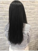 大人ツヤ髪ストレート