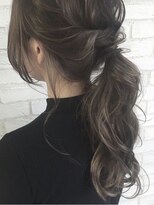 フロート 小阪店(float)&nbsp;グレーパール ゆるアレンジ＿大人かわいい,ボブ,結婚式