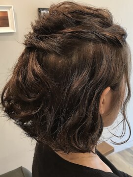 ロータス ヘアデザイン(LOTUS hair design.) ボブアレンジ×guest style
