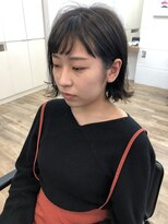 アメリ(Ameri)&nbsp;切りっぱなしボブ　×   ブルージュ