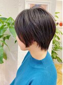 【Lond佐野】黒髪ショート オフィスヘア 前下がりショート