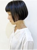 【morio成増／ムラマツ】小顔スリークショート　インナーカラー