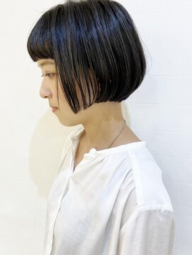 モリオ フロム ロンドン 成増店 【morio成増／ムラマツ】小顔スリークショート　インナーカラー