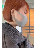 キーン 立川店(keen)&nbsp;【keen×田中】ミニボブ×オレンジカラー