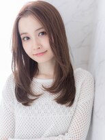 ローマ ギンザ(ROMA Ginza)&nbsp;【ROMA銀座】韓国風かきあげバング/大人可愛い/レイヤーロング