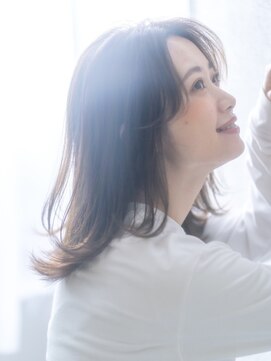 エミュ 表参道 青山(emu) ミディアム/ショコラベージュ/ボブルフ/カール/ベビーバング