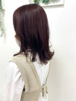 ヘアバイプルーヴ(Hair by PROVE)&nbsp;外ハネピンクバイオレットカラー