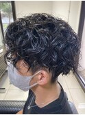 スパイラルパーマ