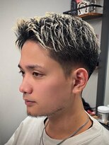 ビンゴ(BINGO)&nbsp;1086短髪ショートビビットカラーツーブロック刈り上げバイカラー