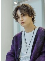 オーシャントーキョー 心斎橋(OCEAN TOKYO WEST)&nbsp;波巻きセンターパート ウルフ 緩めスパイラル