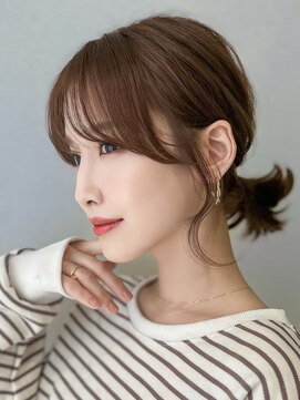 コア 銀座(COA) 前髪に合わせ/リフトレイヤー/ナチュラル/くびれ巻き/モテ髪