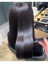 美髪ダークブラウン