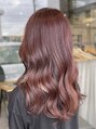 美容室ラディシュ ピンクグラデーションでキュートな愛されモテ髪に♪