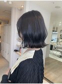 【HARUKA】ラベンダーブラウン×くびれボブ