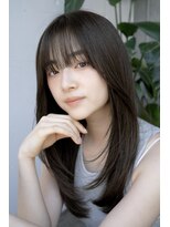 エインアンリー 明治神宮前(AIN.ANLY.)&nbsp;レイヤーカット/顔まわりレイヤー/顔まわりカット/前髪カット